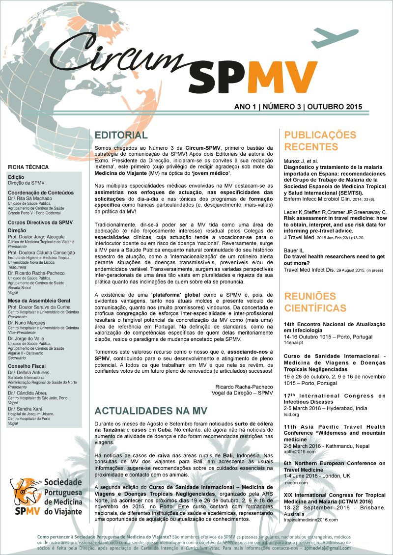 SPMV Newsletter Nr3 Outubro 2015