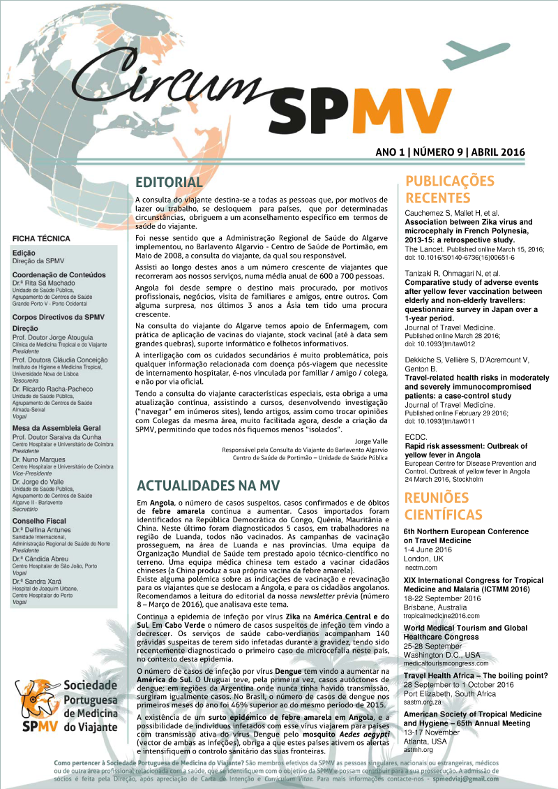 SPMV Newsletter Nr9 Abril 2016